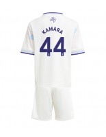 Otroške Nogometnih dresov Aston Villa Boubacar Kamara #44 Tretji 2025-26 Kratki rokavi (+ hlače)